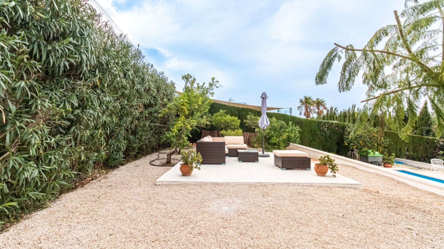 Jardí de Casa o xalet en venda en Dénia amb Aire condicionat, Calefacció i Jardí privat