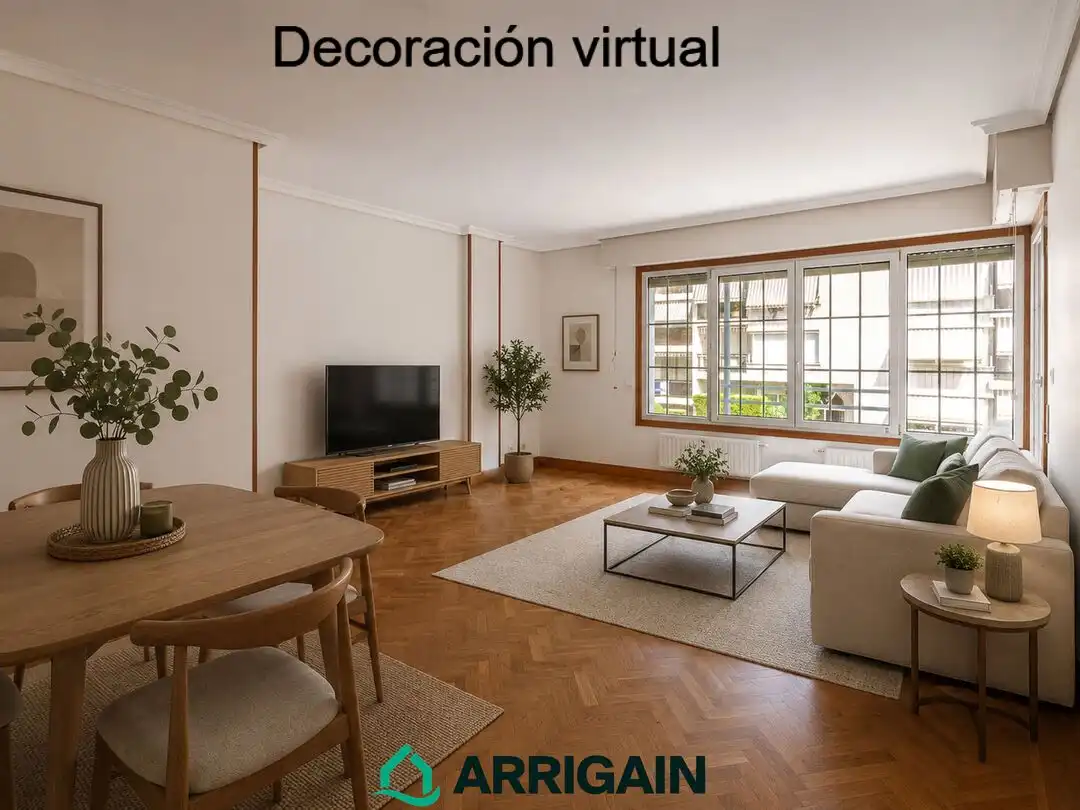 Sala de estar de Piso en venta en Donostia - San Sebastián  con Calefacción, Terraza y Trastero