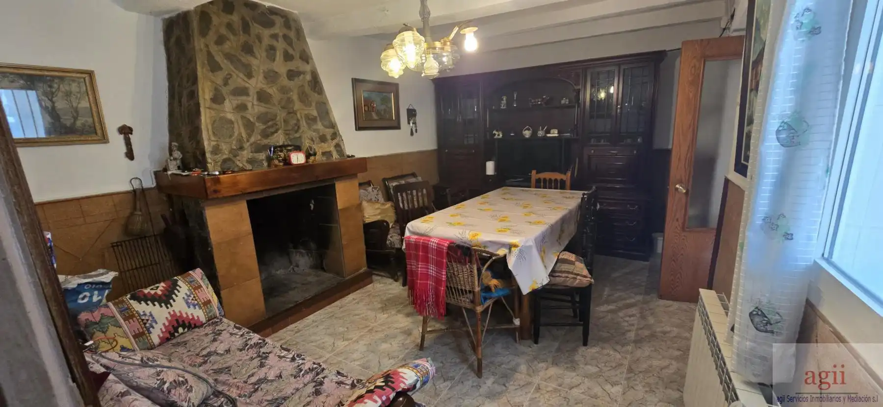 Dining room of Houses for sale in Villalba del Rey  with Heating, Terrace and Furnished
