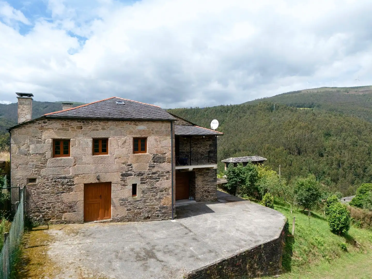Vista exterior de Casa o chalet en venta en Ourol, Lugo