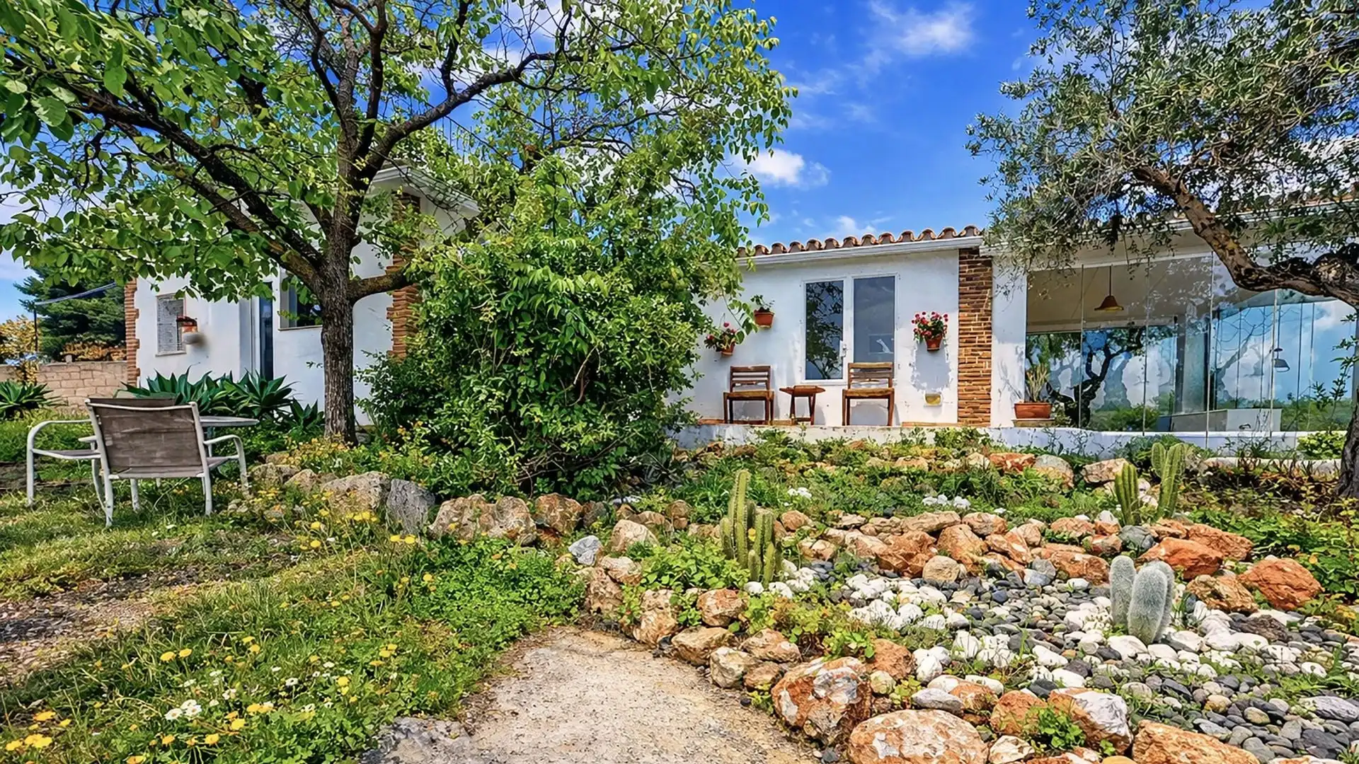 Jardí de Casa o xalet en venda en Alhaurín El Grande amb Aire condicionat