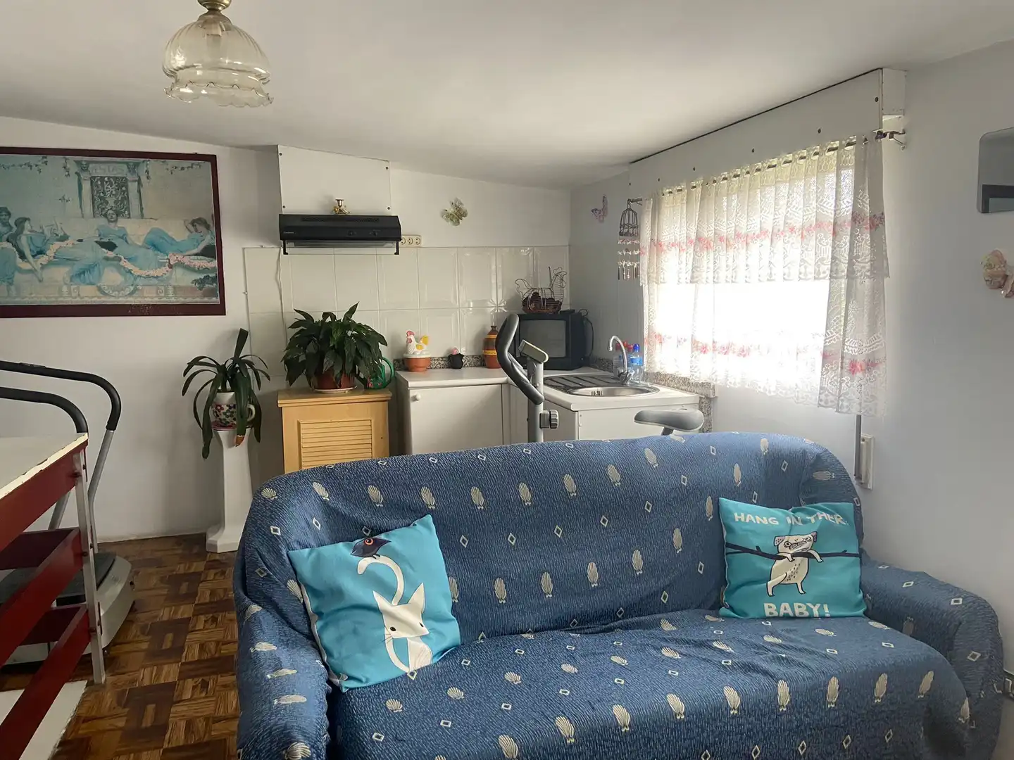 Sala d'estar de Casa o xalet en venda en Ferrol amb Jardí privat