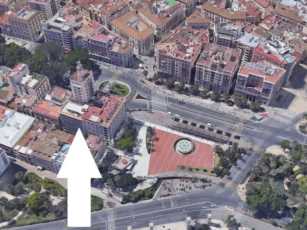 Außenansicht von Büro zur Miete in Málaga mit Klimaanlage, Heizung und Möbliert
