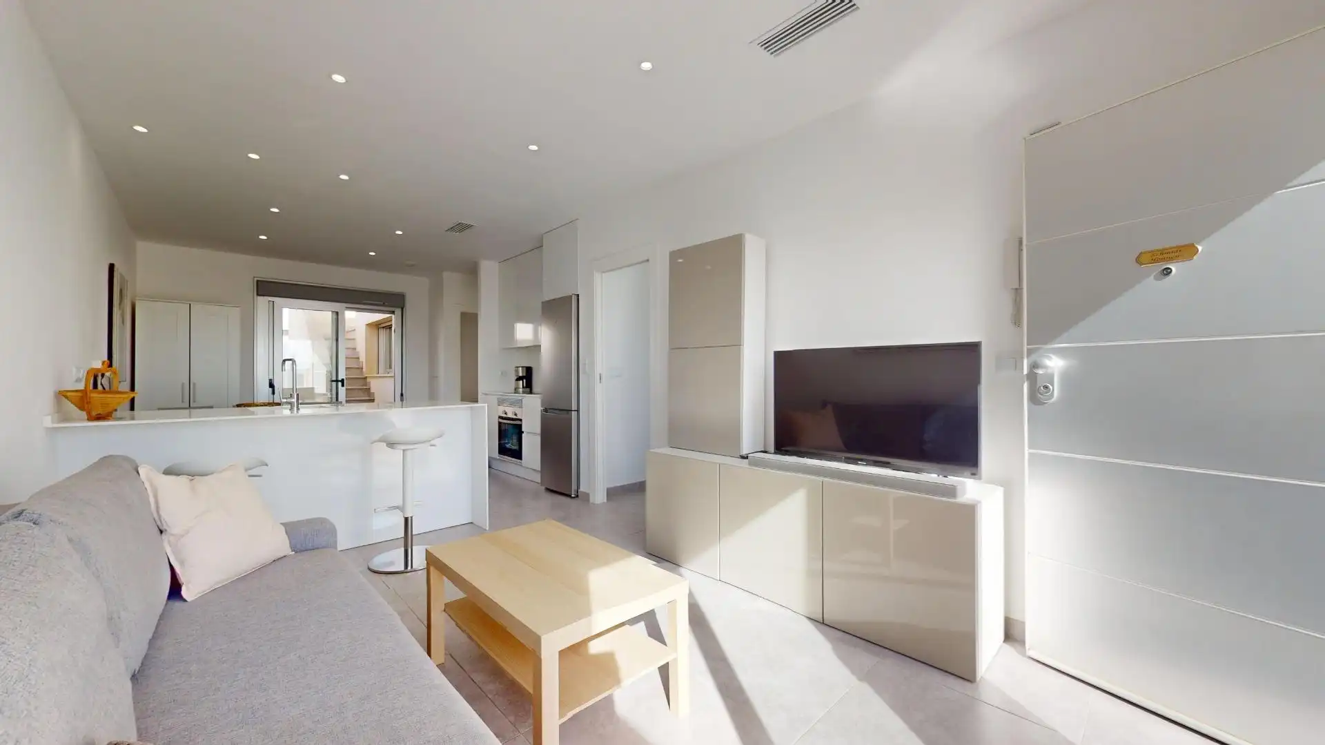 Living room of Apartments for sale in Pilar de la Horadada  with Private garden, Terrace and Balcony