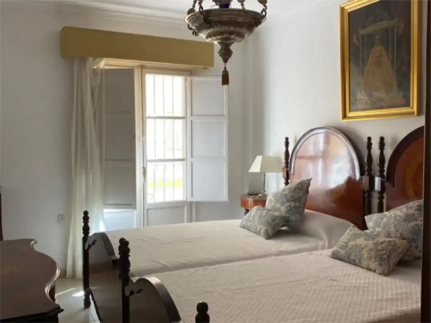Bedroom of Flat for rent in Sanlúcar de Barrameda  with Air Conditioner, Furnished and Balcony