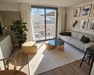 Sala d'estar de Pis de lloguer en  Barcelona Capital amb Aire condicionat, Calefacció i Parquet