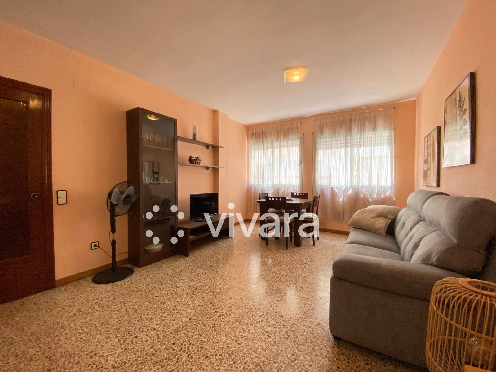 Living room of Flat to rent in Amposta  with Storage room, Furnished and Oven