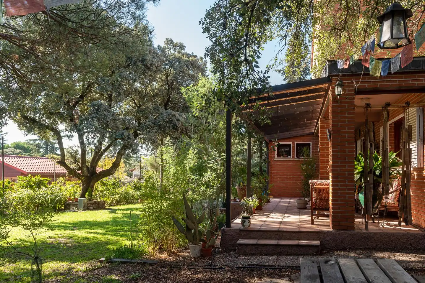 Exterior view of Houses for rent in El Escorial  with Private garden, Storage room and Alarm