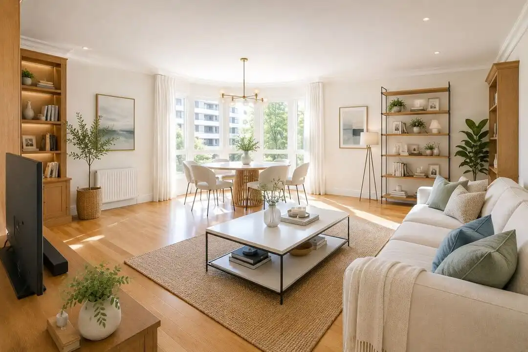 Sala de estar de Piso en venta en Donostia - San Sebastián  con Calefacción, Terraza y Trastero