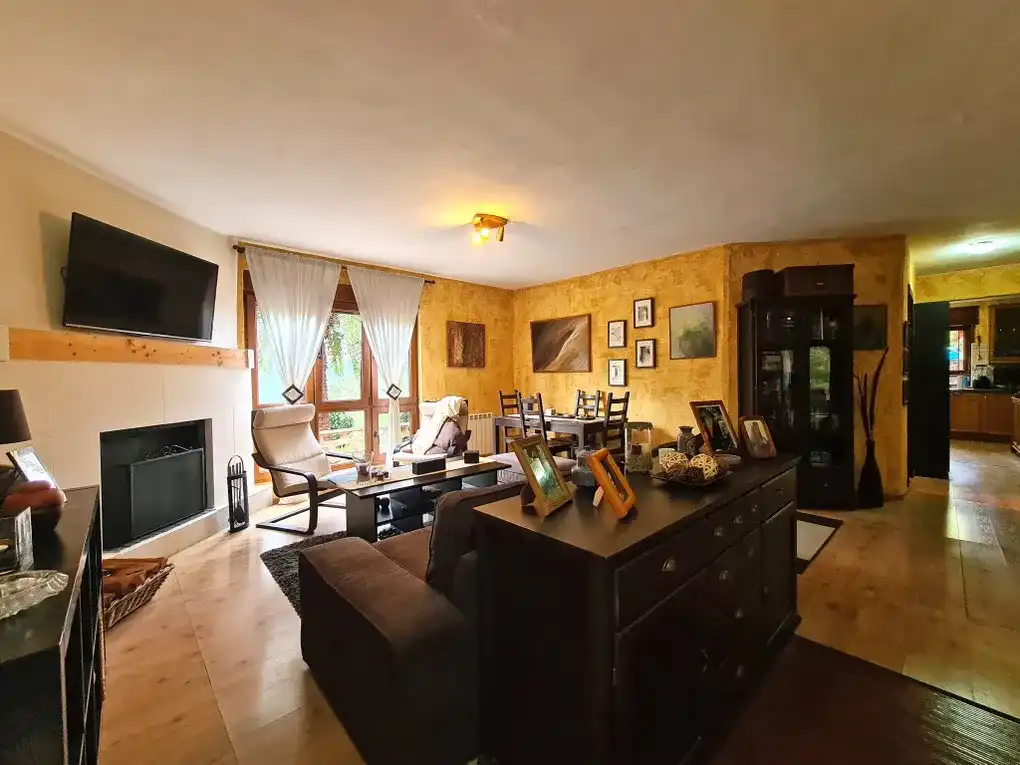 Sala de estar de Casa o chalet en venta en Pravia con Calefacción, Jardín privado y Terraza