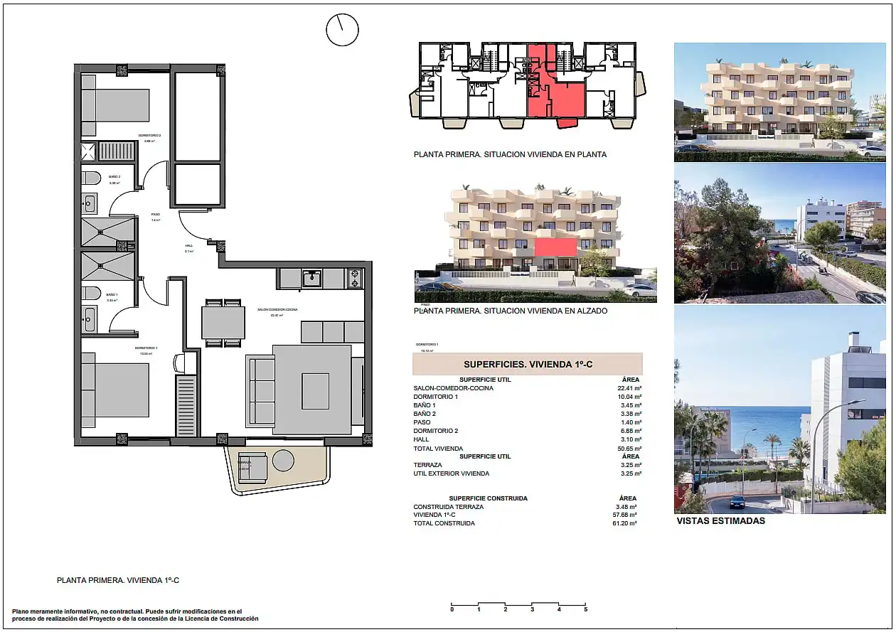 Apartamento con terraza en venta en Playa Muchavista, imagen 15