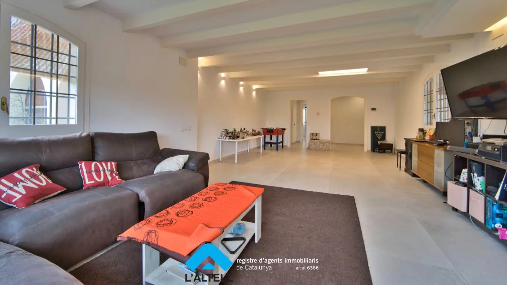 Sala de estar de Casa o chalet en venta en La Garriga con Calefacción, Jardín privado y Terraza
