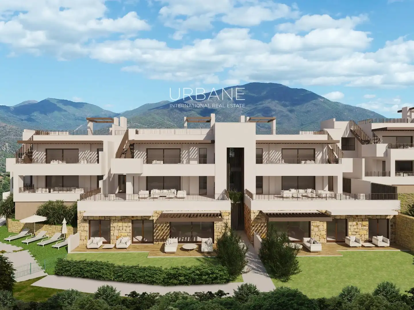Exterior view of Flat for sale in Istán  with Air Conditioner, Terrace and Swimming Pool