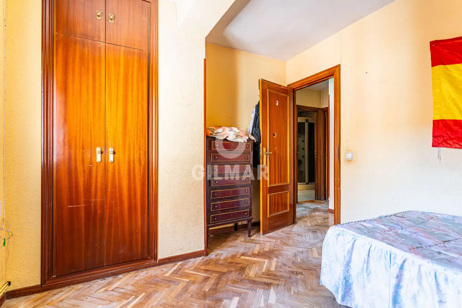 Bedroom of Flat for sale in Madrid  with Heating and Balcony