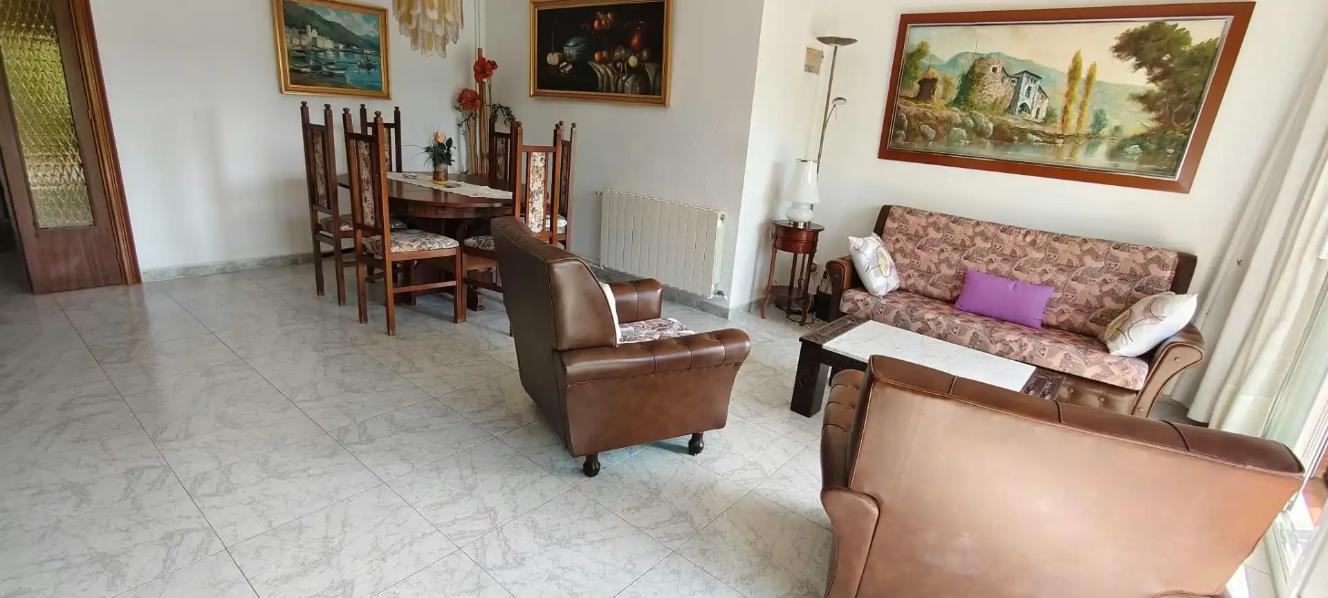 Sala de estar de Piso en venta en Cervelló con Calefacción, Amueblado y Horno