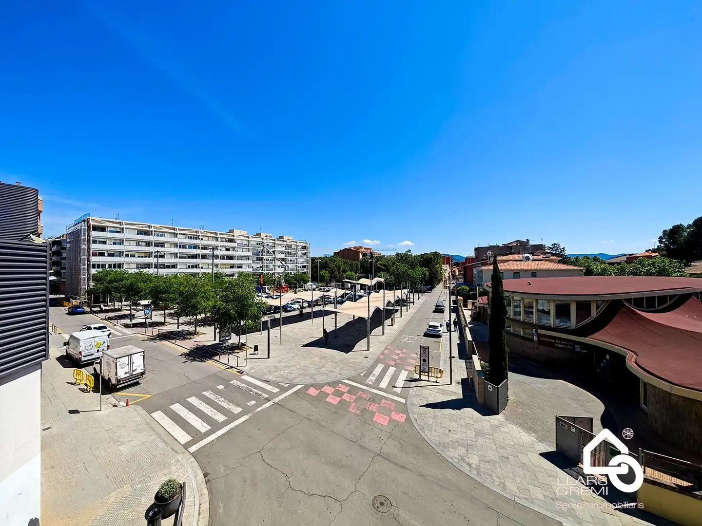 Vista exterior de Piso en venta en Igualada con Calefacción, Terraza y Trastero