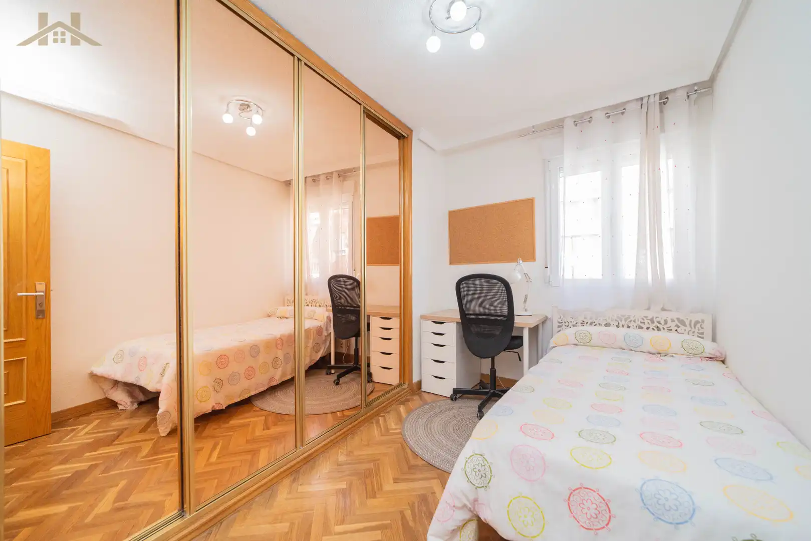 Bedroom of Flat for sale in Leganés  with Heating, Parquet flooring and Furnished