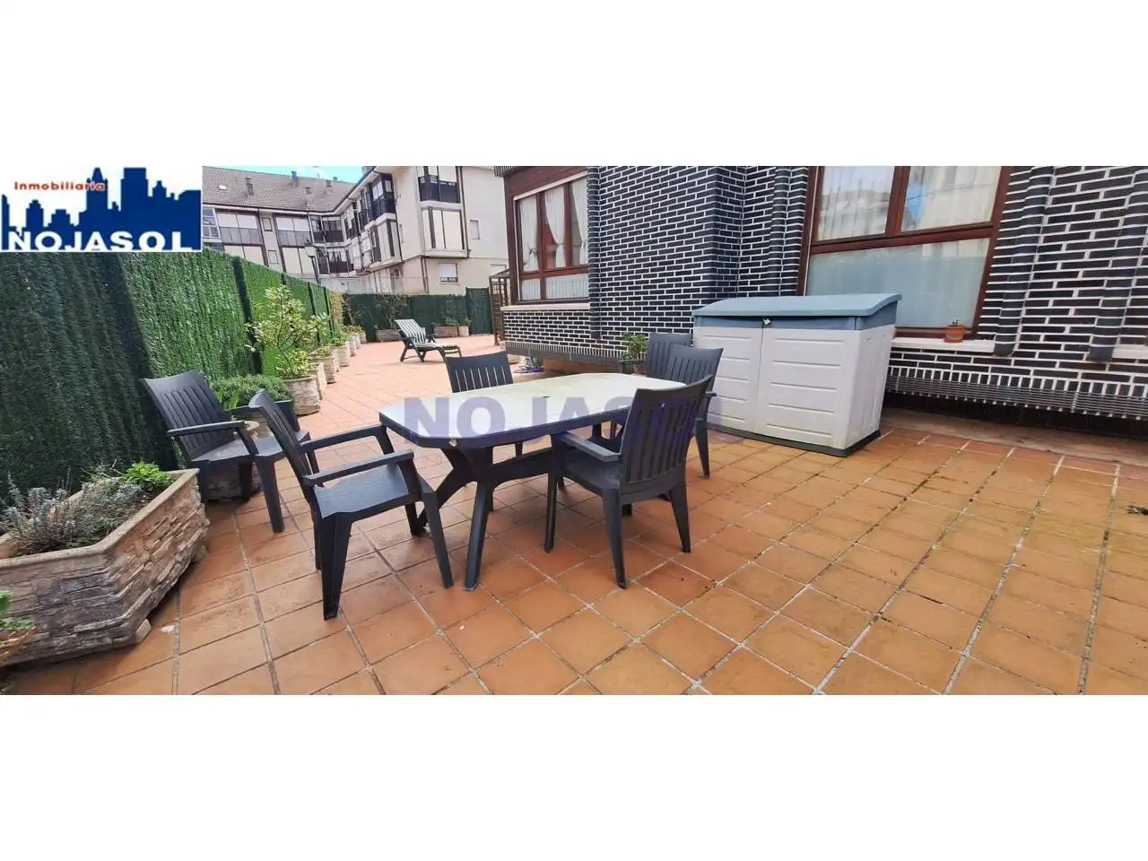 Terrassa de Apartament de lloguer en Noja amb Calefacció, Jardí privat i Terrassa