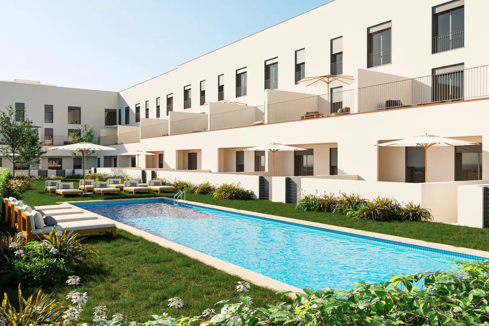 Swimming pool of Ground floor for sale in Inca  with Air Conditioner, Heating and Terrace