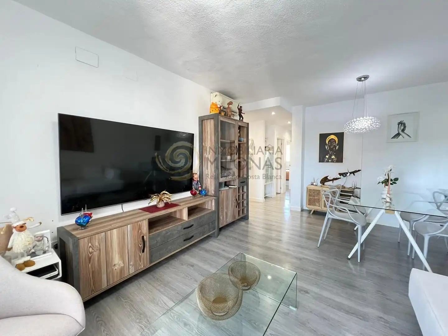 Sala d'estar de Àtic en venda en Villajoyosa / La Vila Joiosa amb Aire condicionat, Terrassa i Piscina comunitària