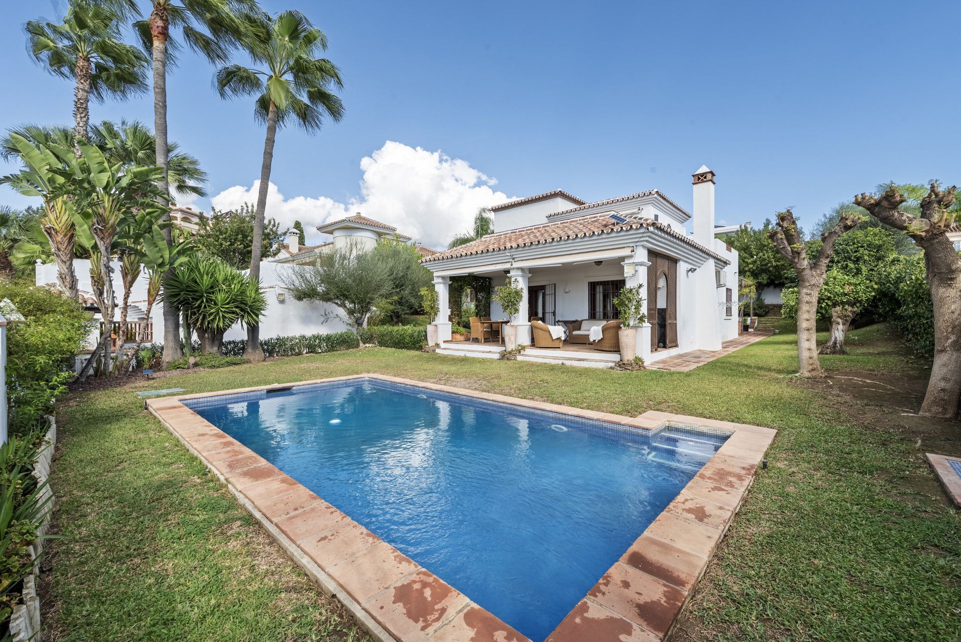 Garden of House or chalet for sale in Mijas  with Air Conditioner, Private garden and Terrace