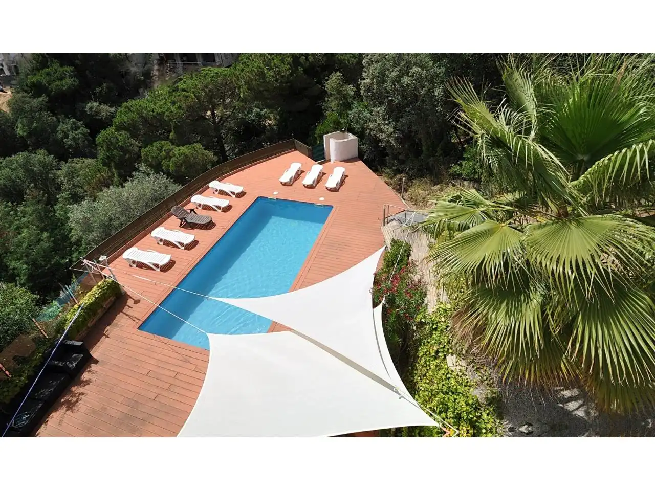 Swimming pool of Houses for sale in Lloret de Mar  with Private garden, Swimming Pool and Furnished
