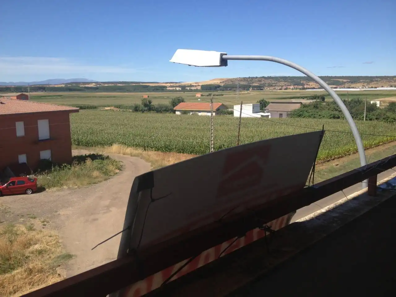 Vista exterior de Pis en venda en Hospital de Órbigo amb Calefacció, Parquet i Terrassa