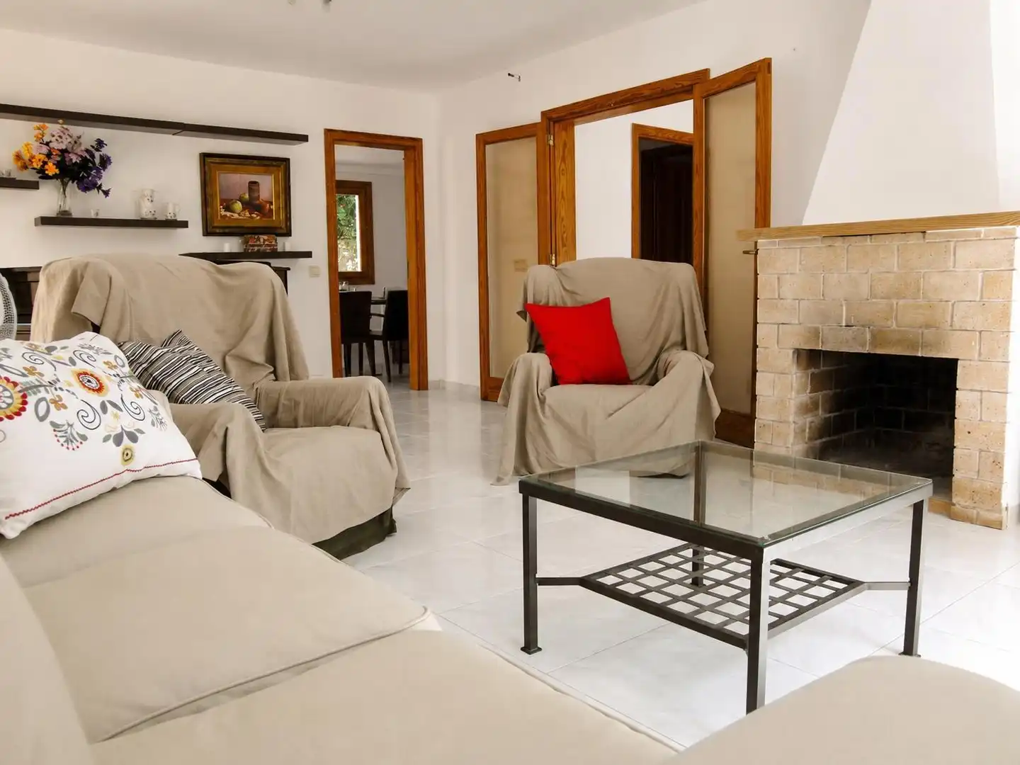 Living room of Houses for sale in Santanyí  with Air Conditioner, Private garden and Terrace