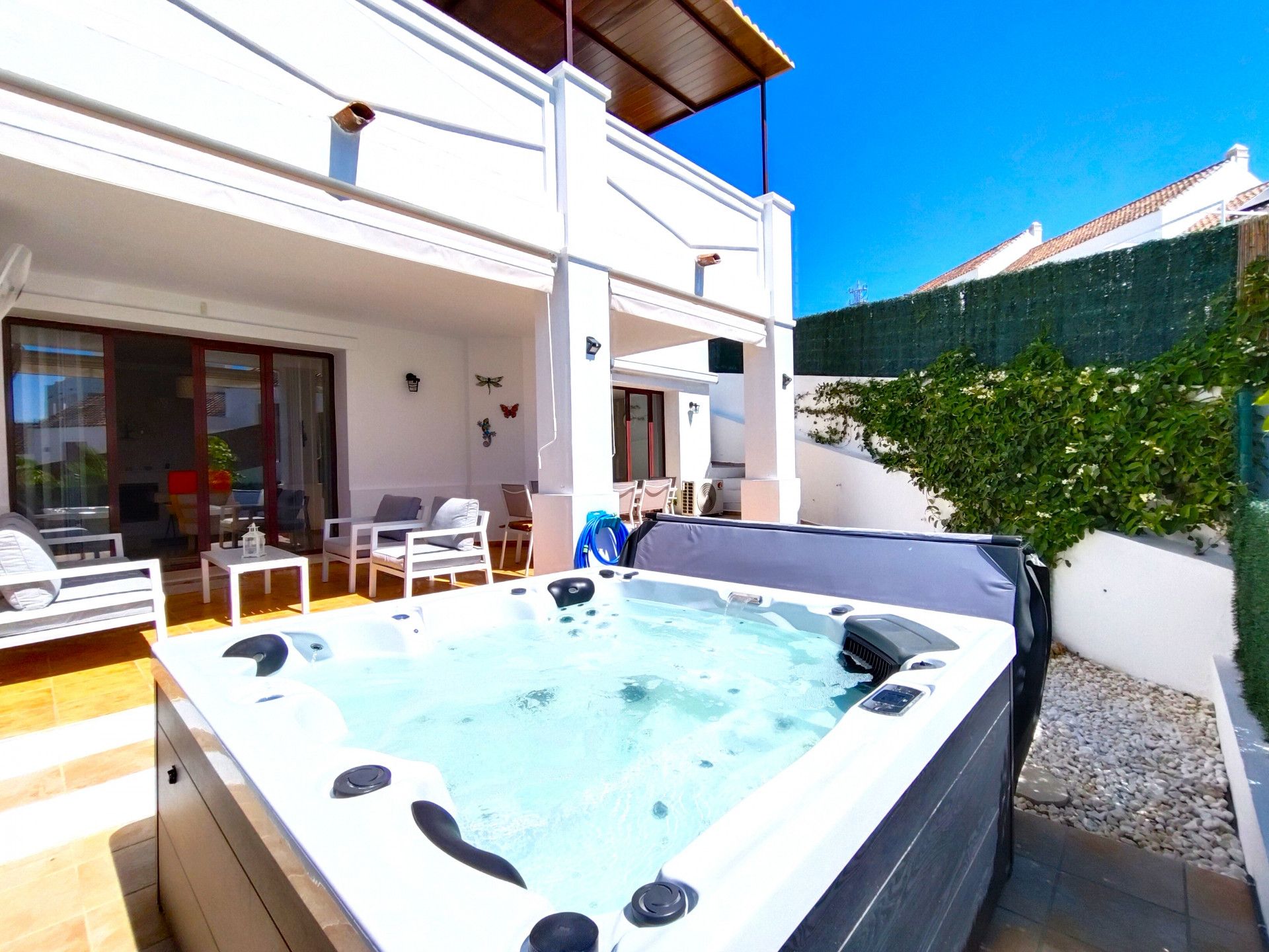 Terrace of Single-family semi-detached for sale in Casares  with Air Conditioner, Private garden and Terrace