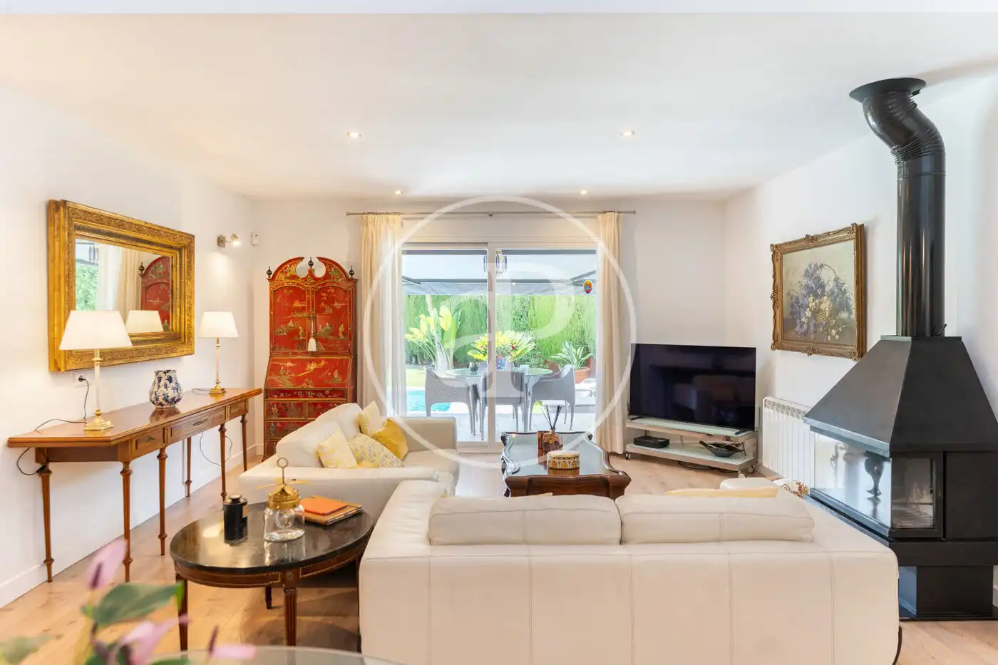 Living room of Detached homes for sale in Calvià  with Air Conditioner, Heating and Private garden