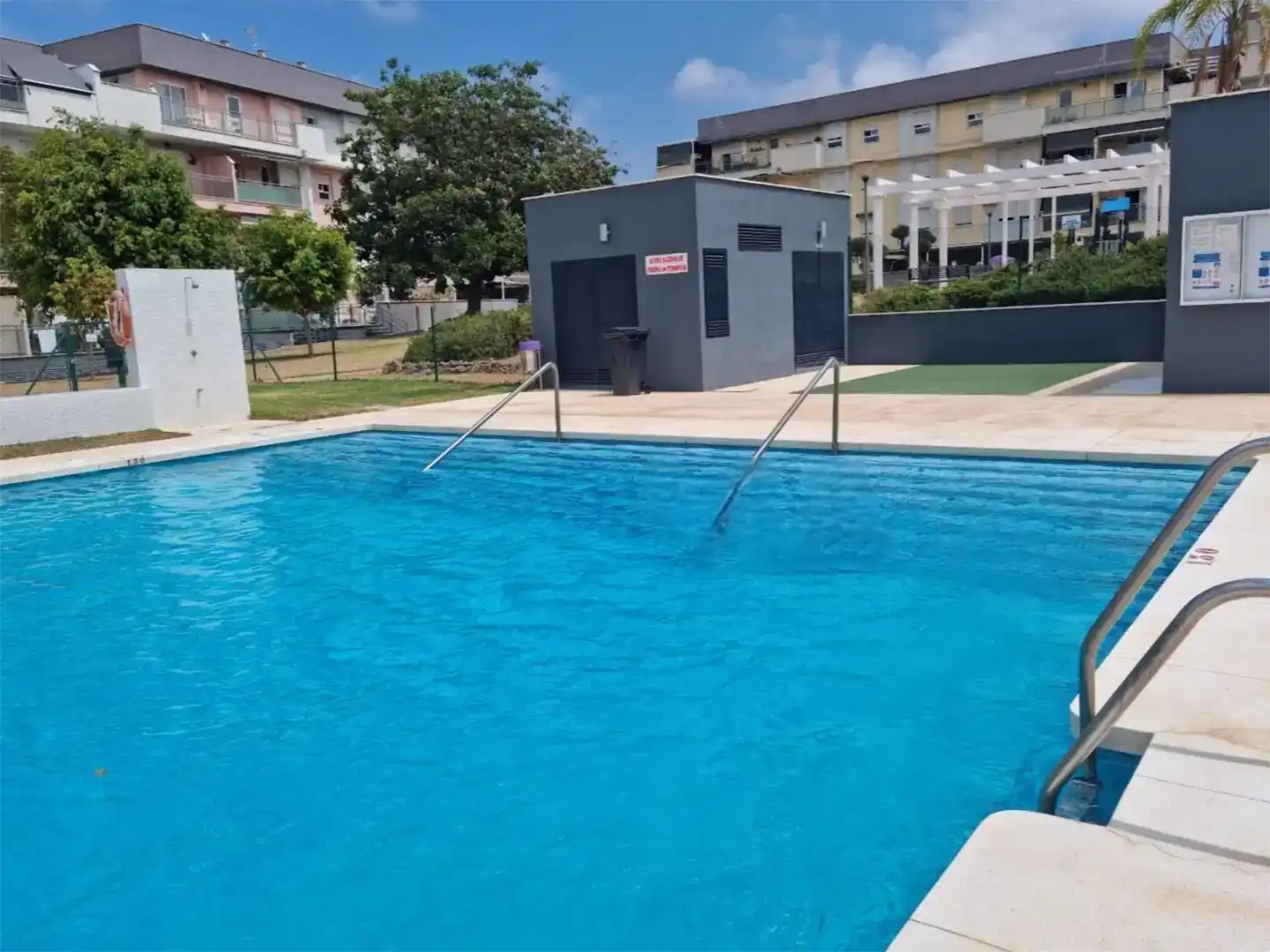 Piscina de Pis de lloguer en Málaga amb Aire condicionat, Parquet i Piscina