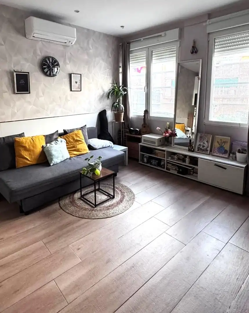 Sala d'estar de Estudi en venda en Madrid amb Aire condicionat i Calefacció