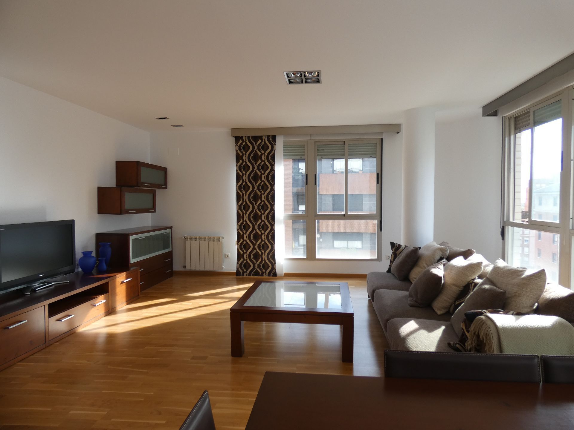 Sala d'estar de Pis de lloguer en Castellón de la Plana / Castelló de la Plana amb Aire condicionat, Calefacció i Moblat
