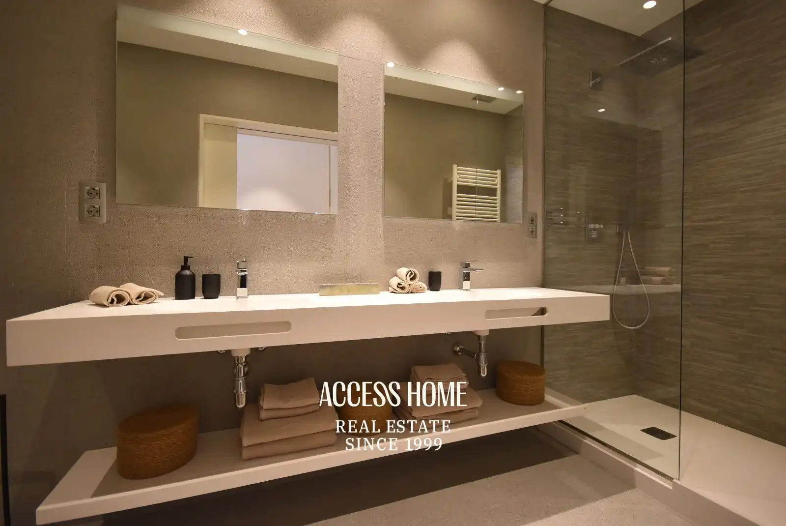 Baño de Piso de alquiler en Barcelona con Aire acondicionado, Calefacción y Terraza