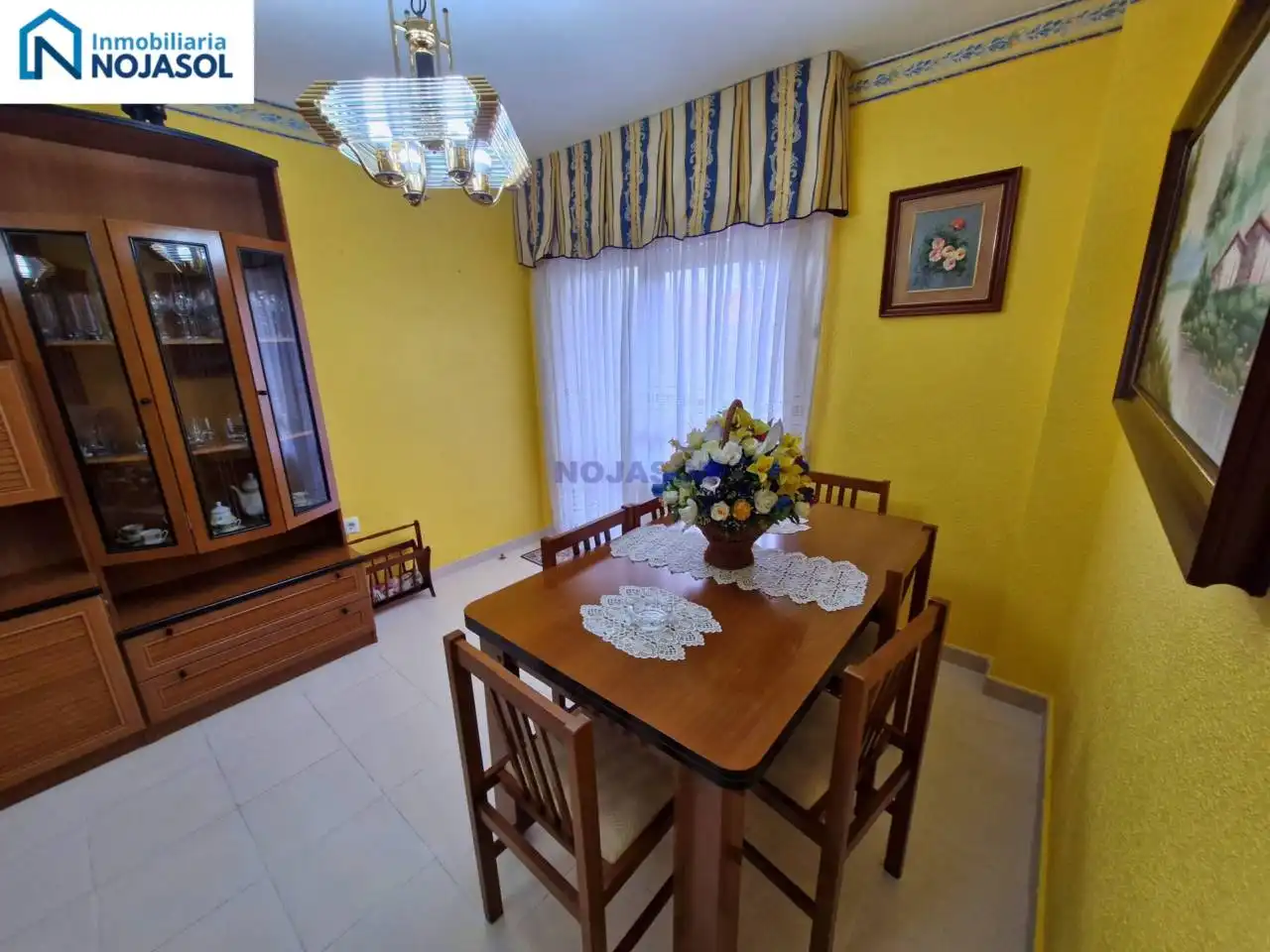 Comedor de Apartamento en venta en Noja con Jardín privado, Amueblado y Balcón