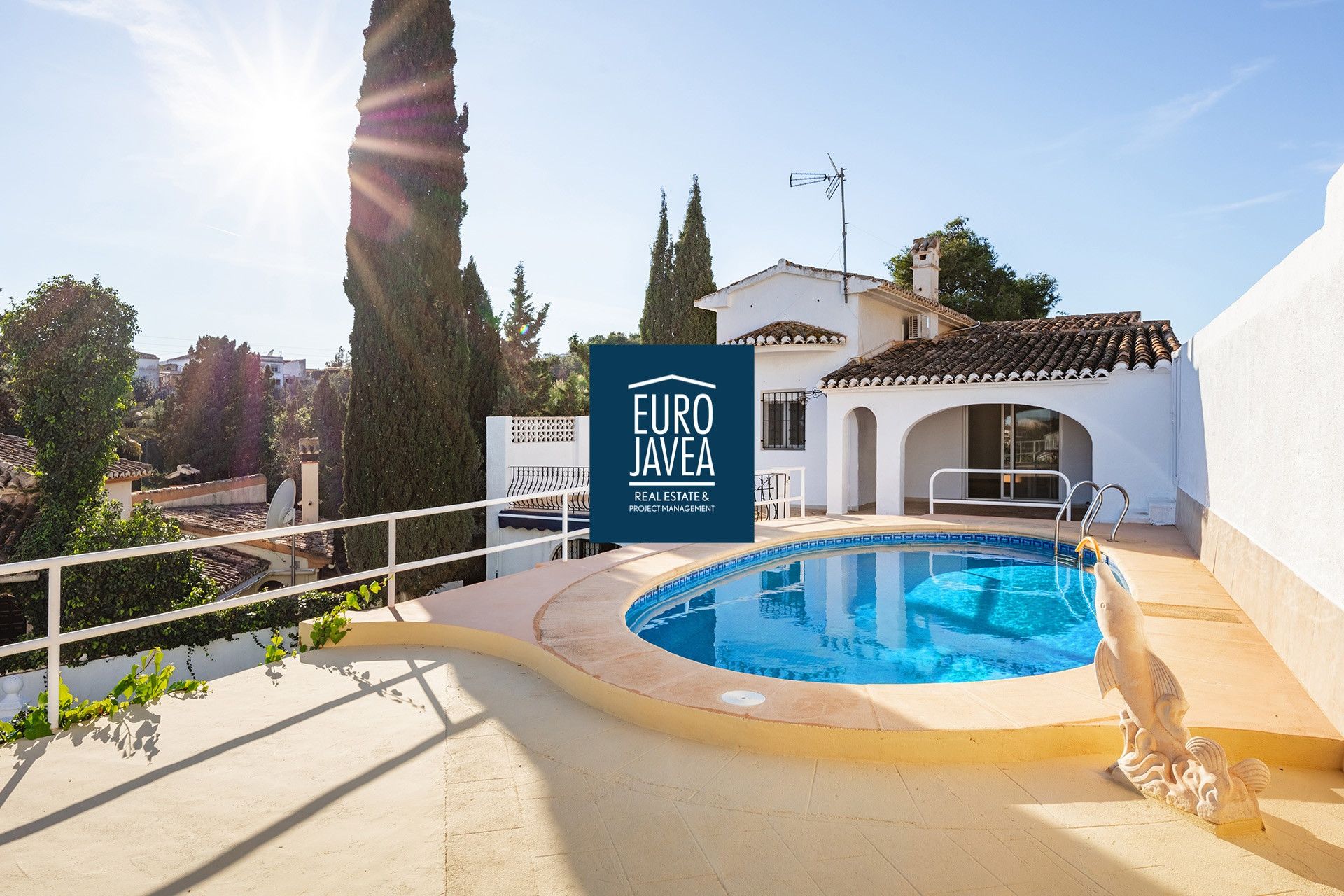 Exterior view of House or chalet for sale in Jávea / Xàbia  with Air Conditioner, Private garden and Swimming Pool