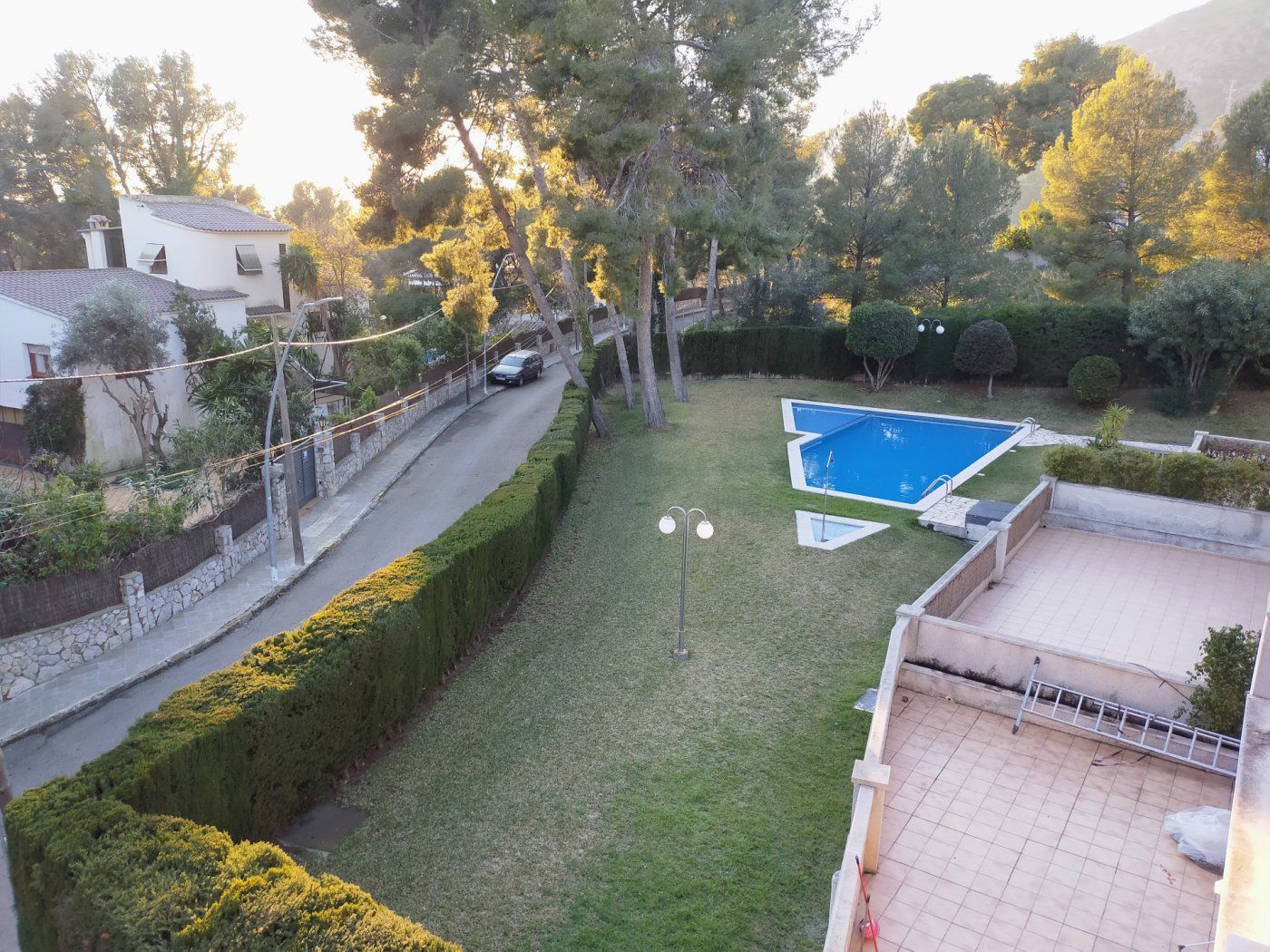 Swimming pool of Apartment to rent in Castelldefels  with Heating, Parquet flooring and Storage room