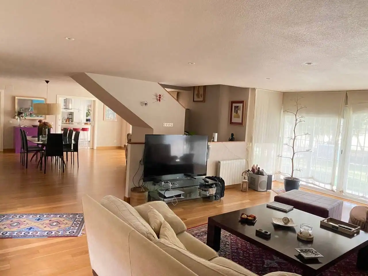 Living room of Houses for sale in Molina de Segura  with Air Conditioner, Private garden and Parquet flooring