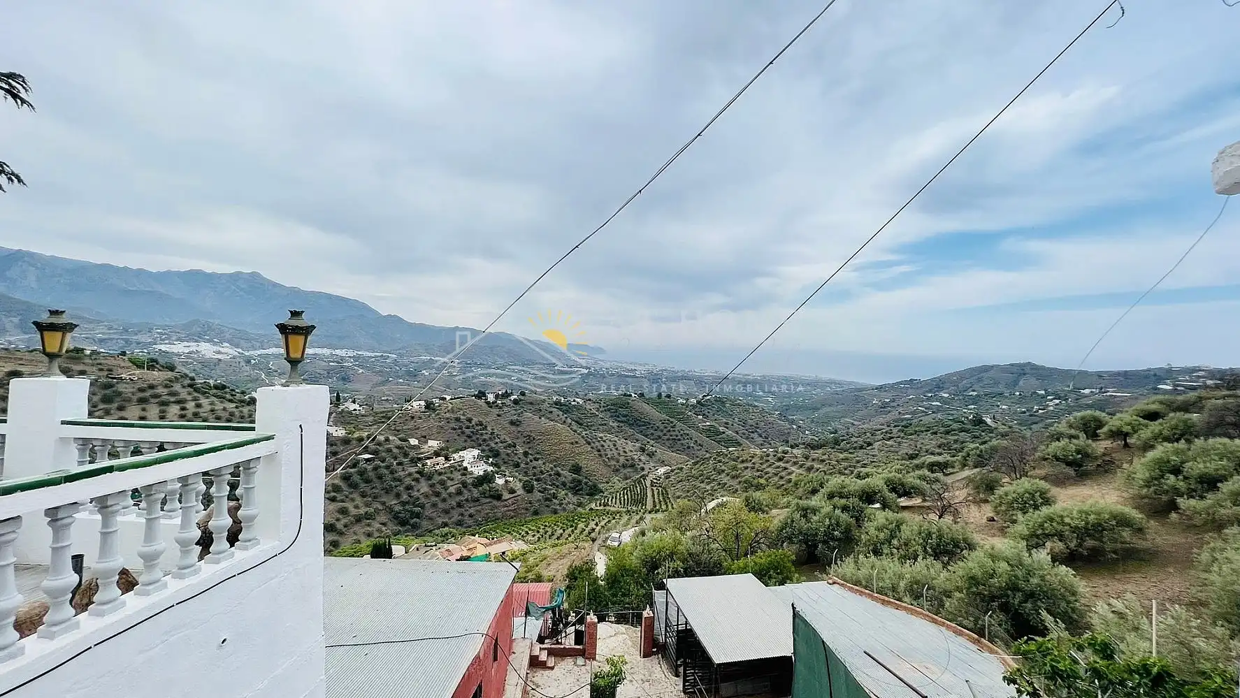 Außenansicht von Country house zur Miete in Frigiliana mit Schwimmbad und Haustiere erlaubt