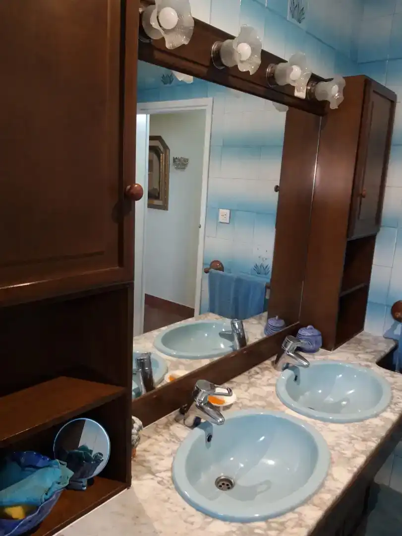 Badezimmer von Wohnung zur Miete in Villarejo de Órbigo mit Balkon
