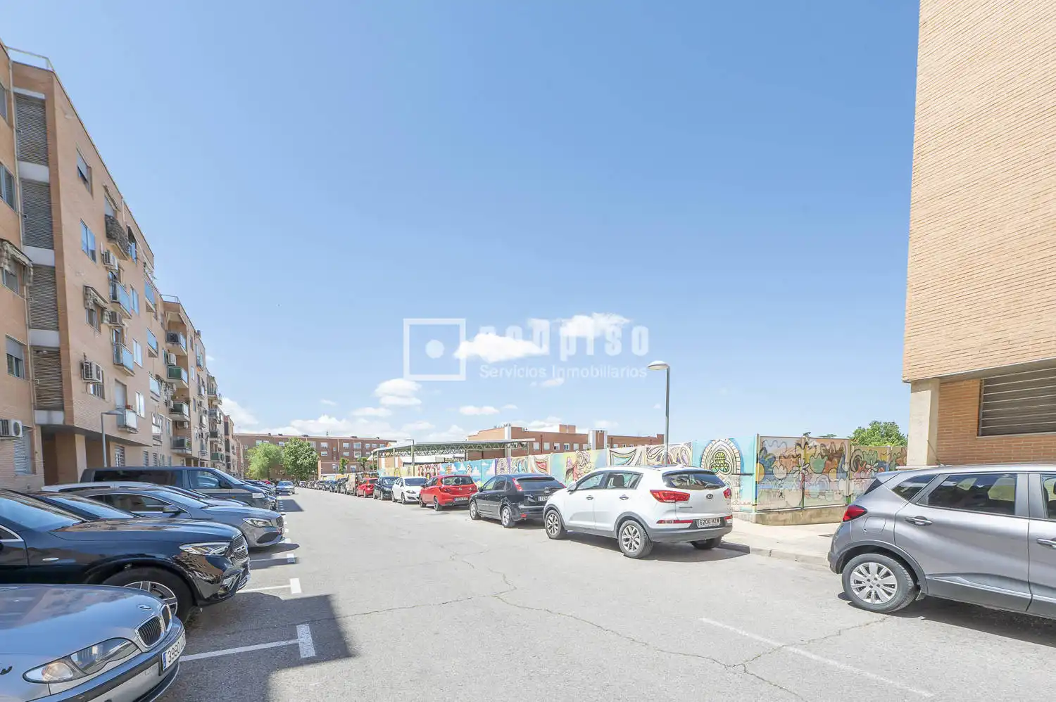 Exterior view of Flat for sale in Pinto  with Air Conditioner, Heating and Terrace