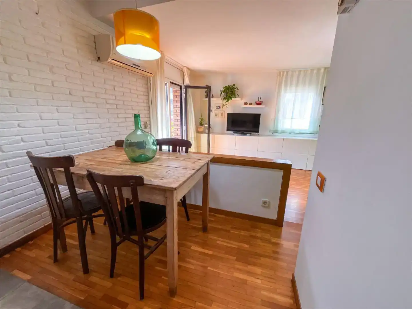 Esszimmer von Wohnung zum Verkauf in  Barcelona Capital mit Klimaanlage und Balkon
