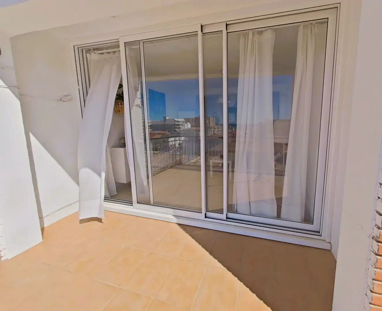 Terraza de Apartamento en venta en Santa Pola con Aire acondicionado, Terraza y Amueblado