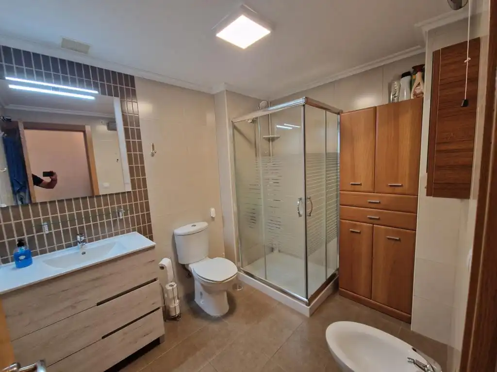 Bany de Apartament en venda en Boiro amb Calefacció, Parquet i Terrassa