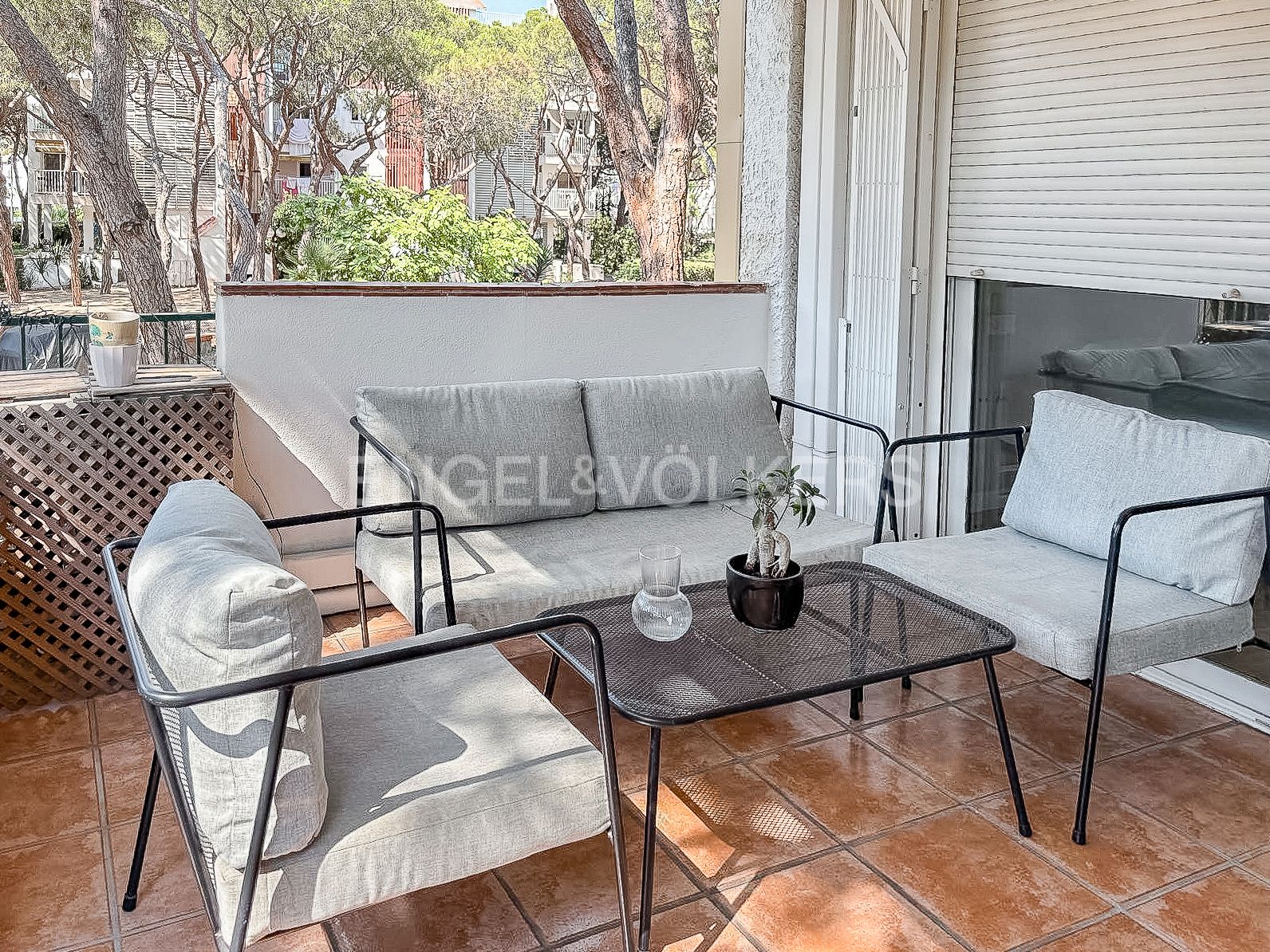 Terrassa de Apartament de lloguer en Gavà amb Aire condicionat, Calefacció i Jardí privat