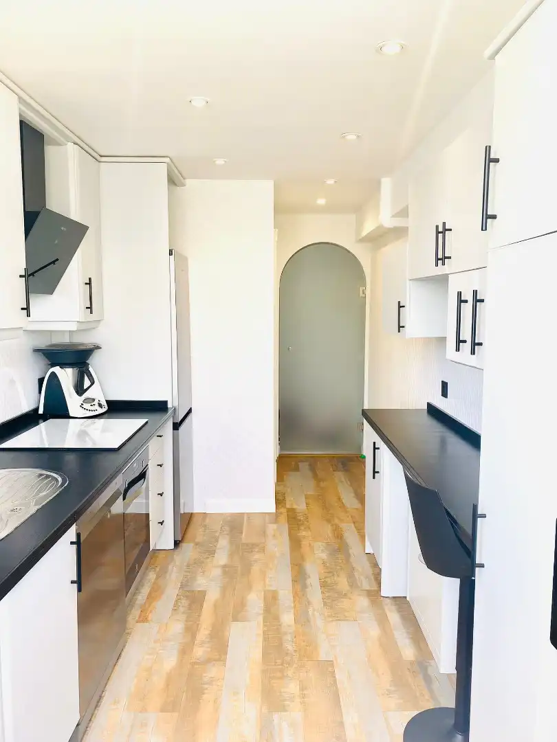 Küche von Wohnung zur Miete in Benalmádena mit Klimaanlage, Terrasse und Möbliert