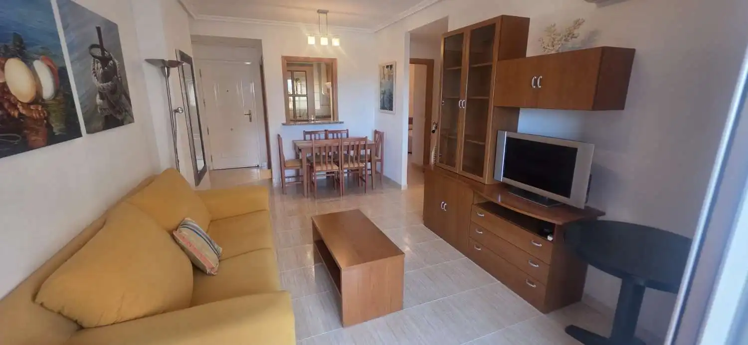 Living room of Apartments for sale in Oropesa del Mar / Orpesa  with Air Conditioner, Terrace and Swimming Pool