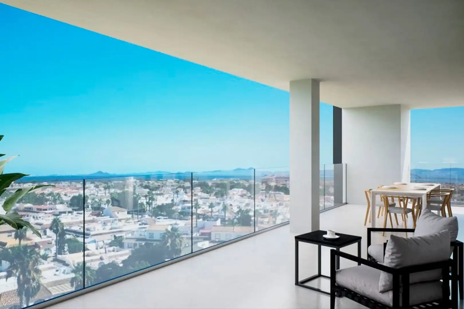 Terrace of Flat for sale in Los Alcázares  with Air Conditioner, Private garden and Terrace