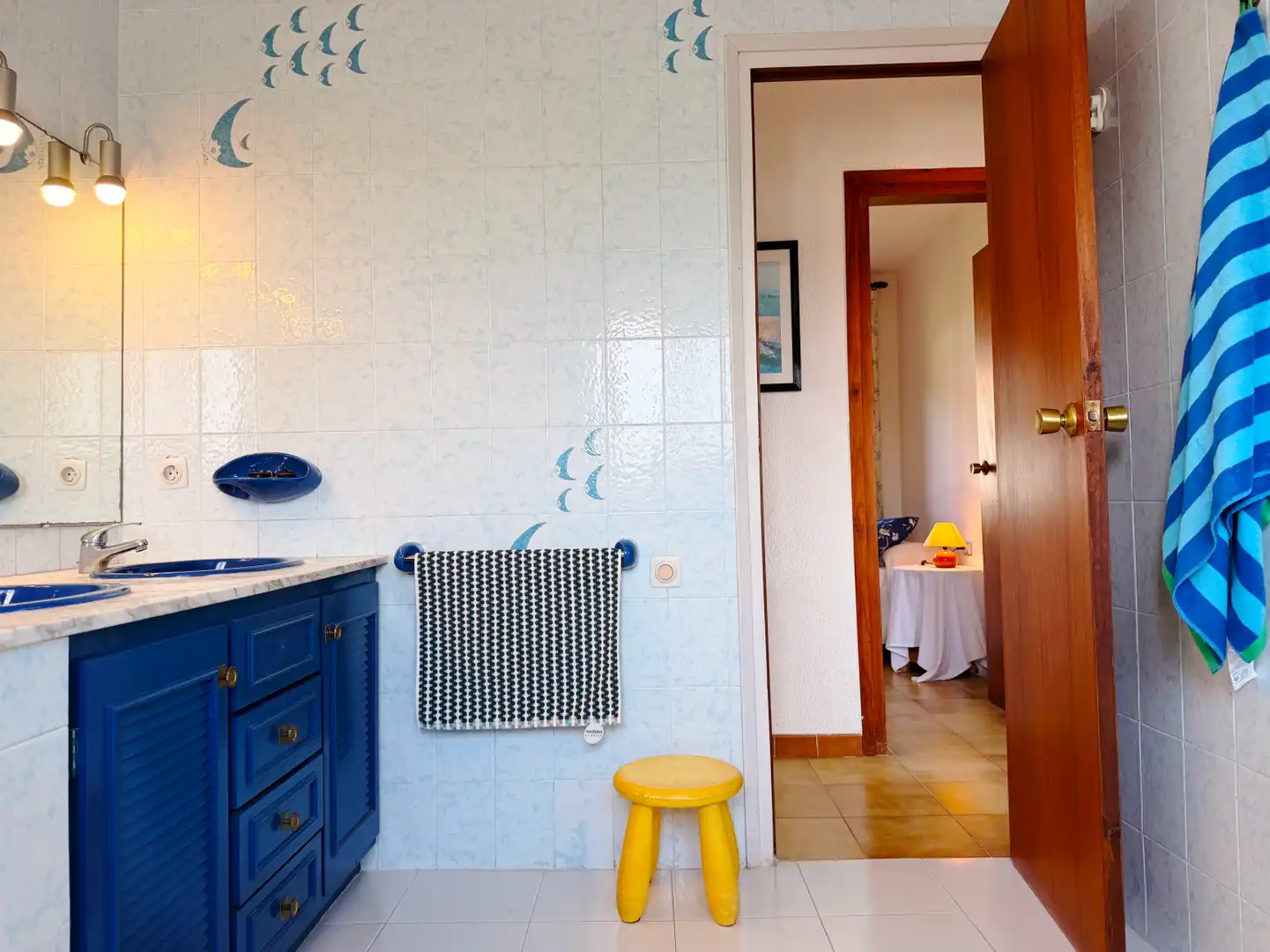Bathroom of Houses for sale in Calafell  with Air Conditioner, Heating and Furnished