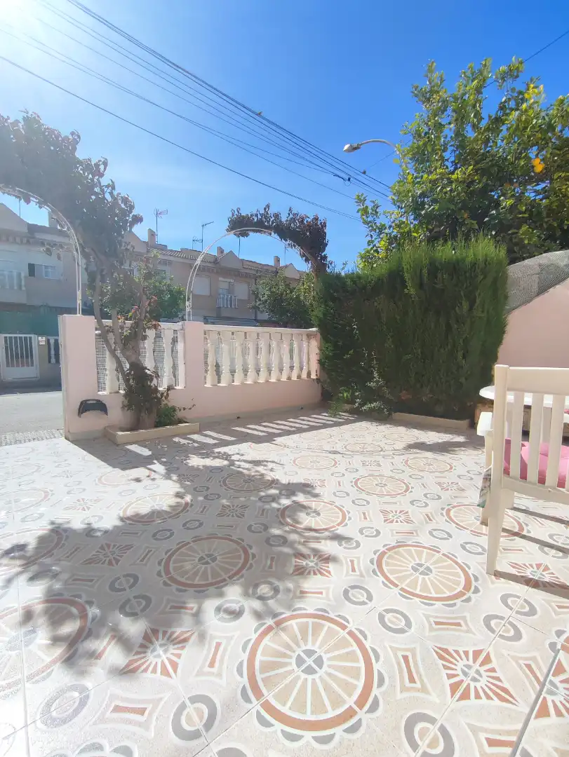 Jardín de Casa adosada en venta en San Pedro del Pinatar con Aire acondicionado, Calefacción y Jardín privado